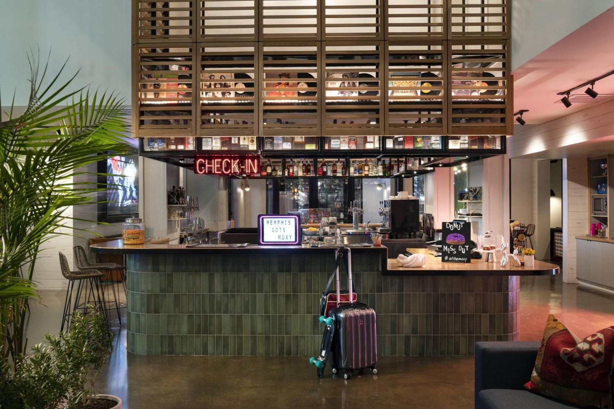 Moxy Memphis Downtown Hotel Exterior foto